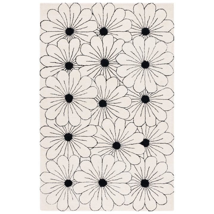 SAFAVIEH Soho SOH768B Handmade Ivory / Black Rug Image 1