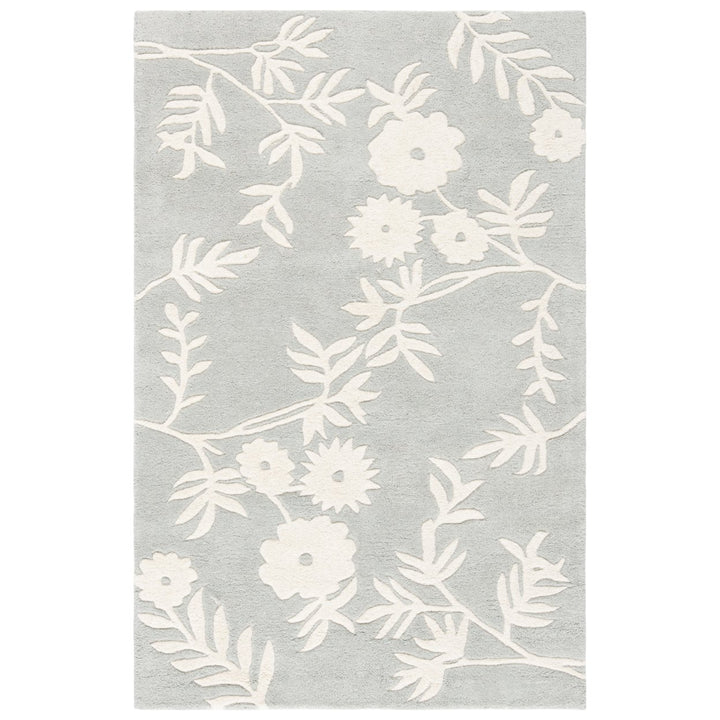 SAFAVIEH Soho Collection SOH774C Handmade Grey/Ivory Rug Image 4