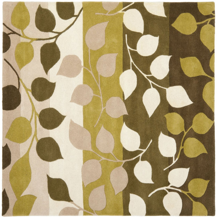 SAFAVIEH Soho SOH785A Handmade Green / Beige Rug Image 6