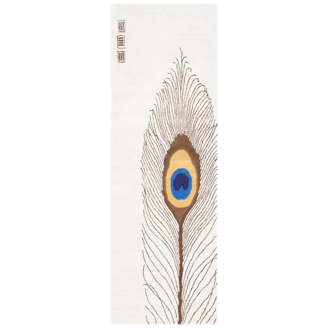 SAFAVIEH Soho SOH787A Handmade Beige / Brown Rug Image 1