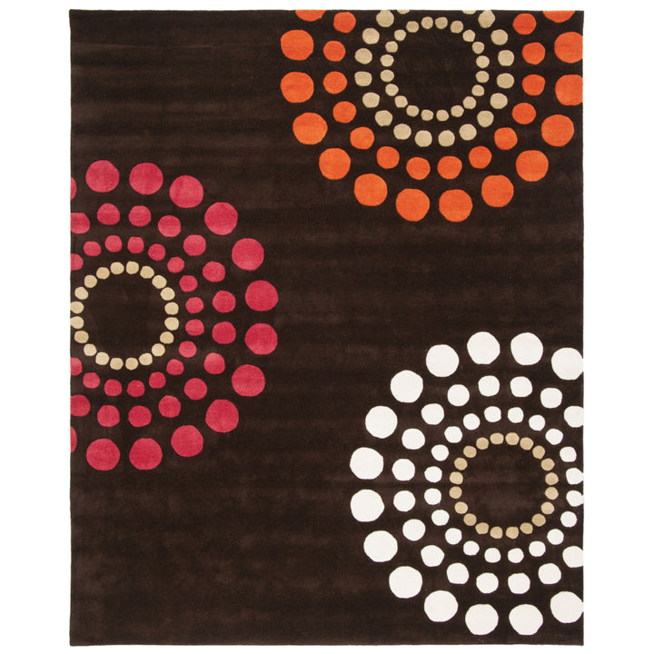 SAFAVIEH Soho SOH788B Handmade Brown / Multi Rug Image 1