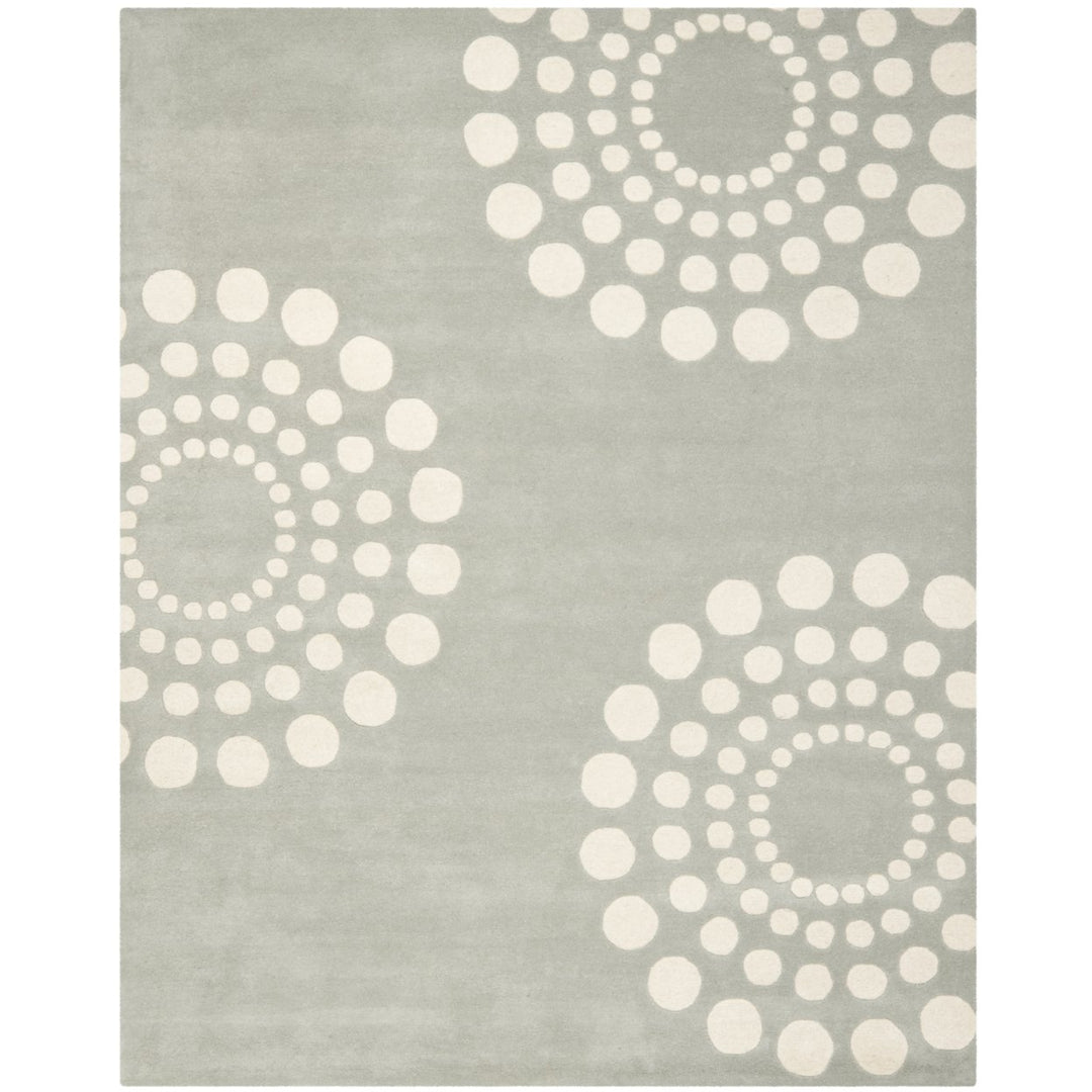 SAFAVIEH Soho Collection SOH788D Handmade Grey/Ivory Rug Image 1