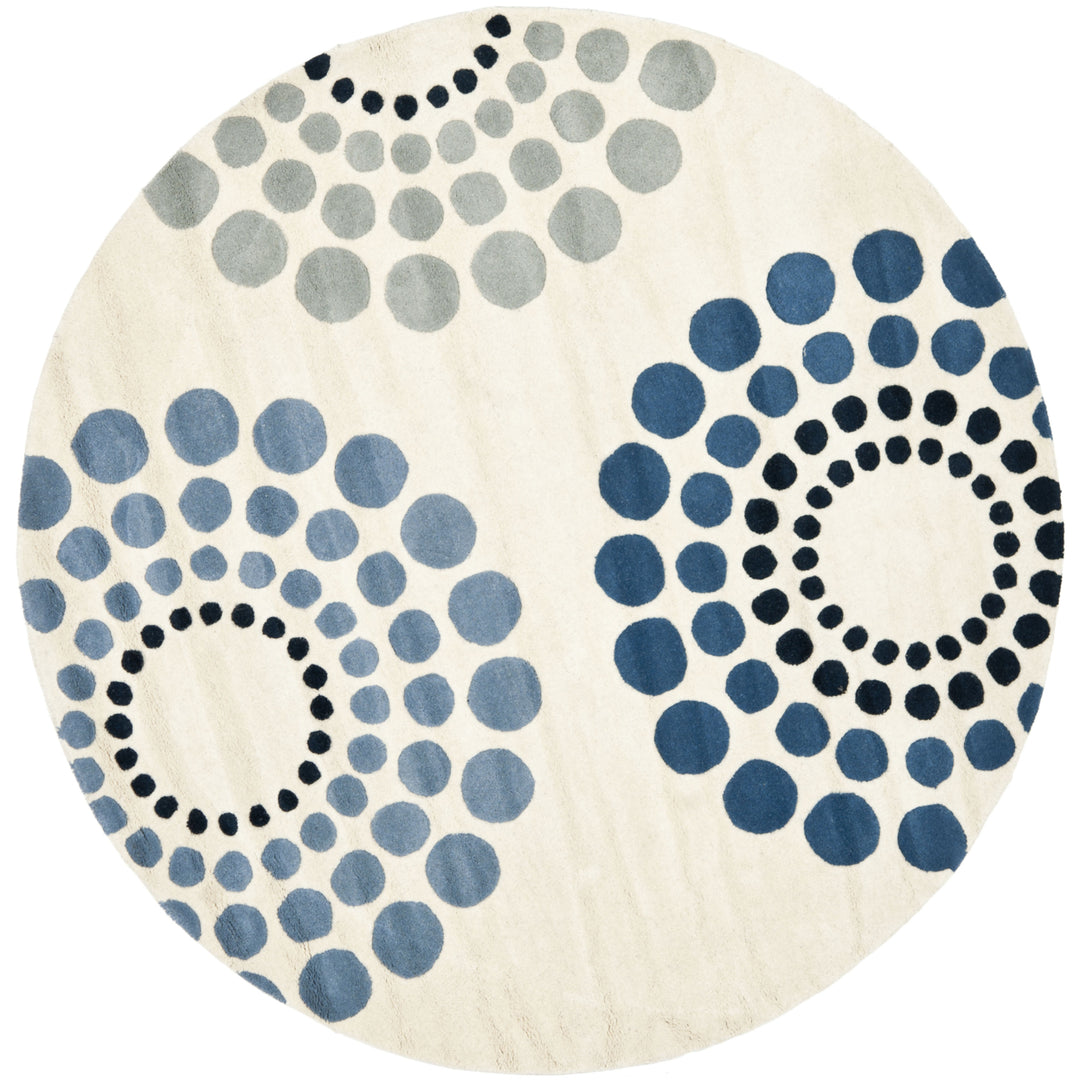 SAFAVIEH Soho SOH788A Handmade Ivory / Multi Rug Image 4