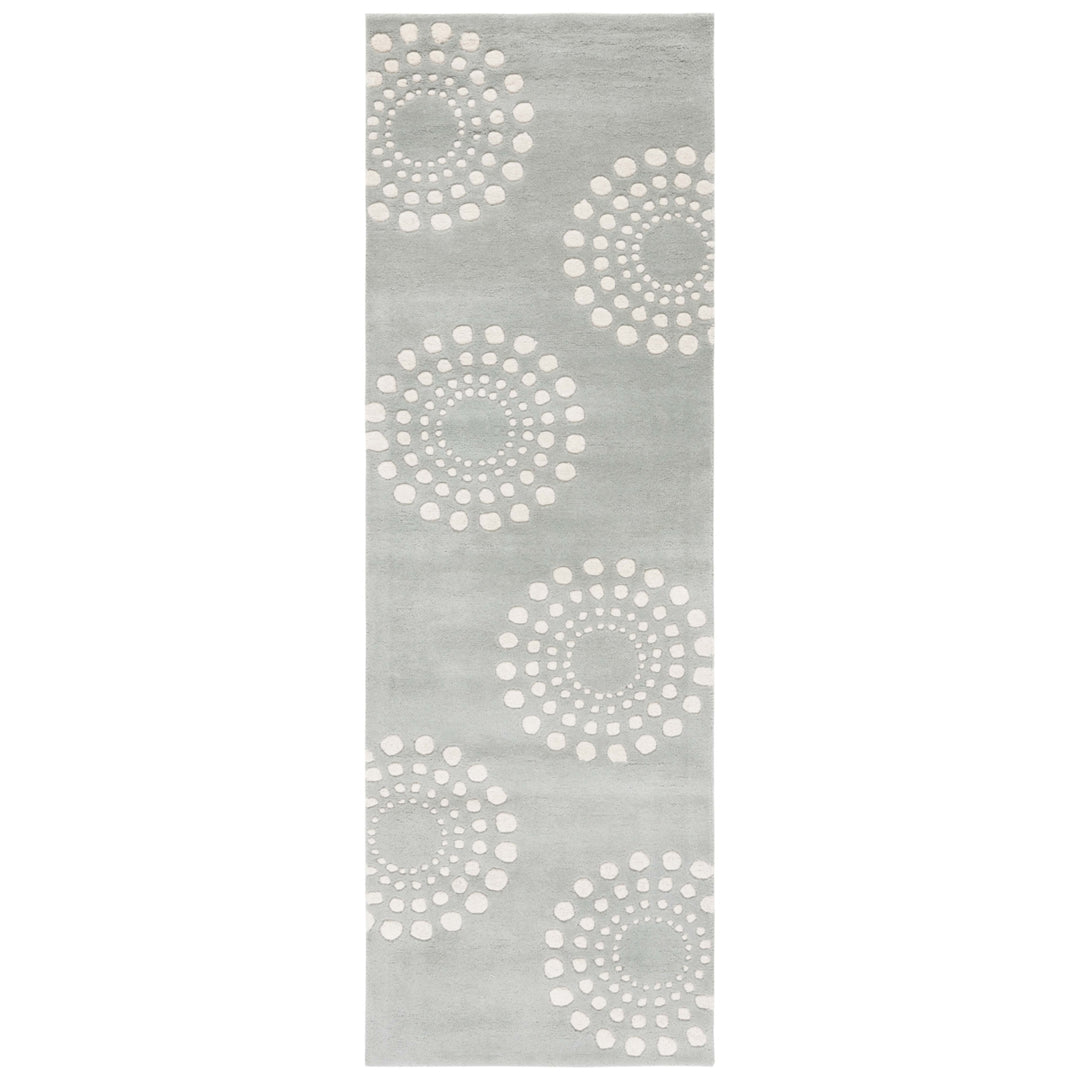 SAFAVIEH Soho Collection SOH788D Handmade Grey/Ivory Rug Image 4