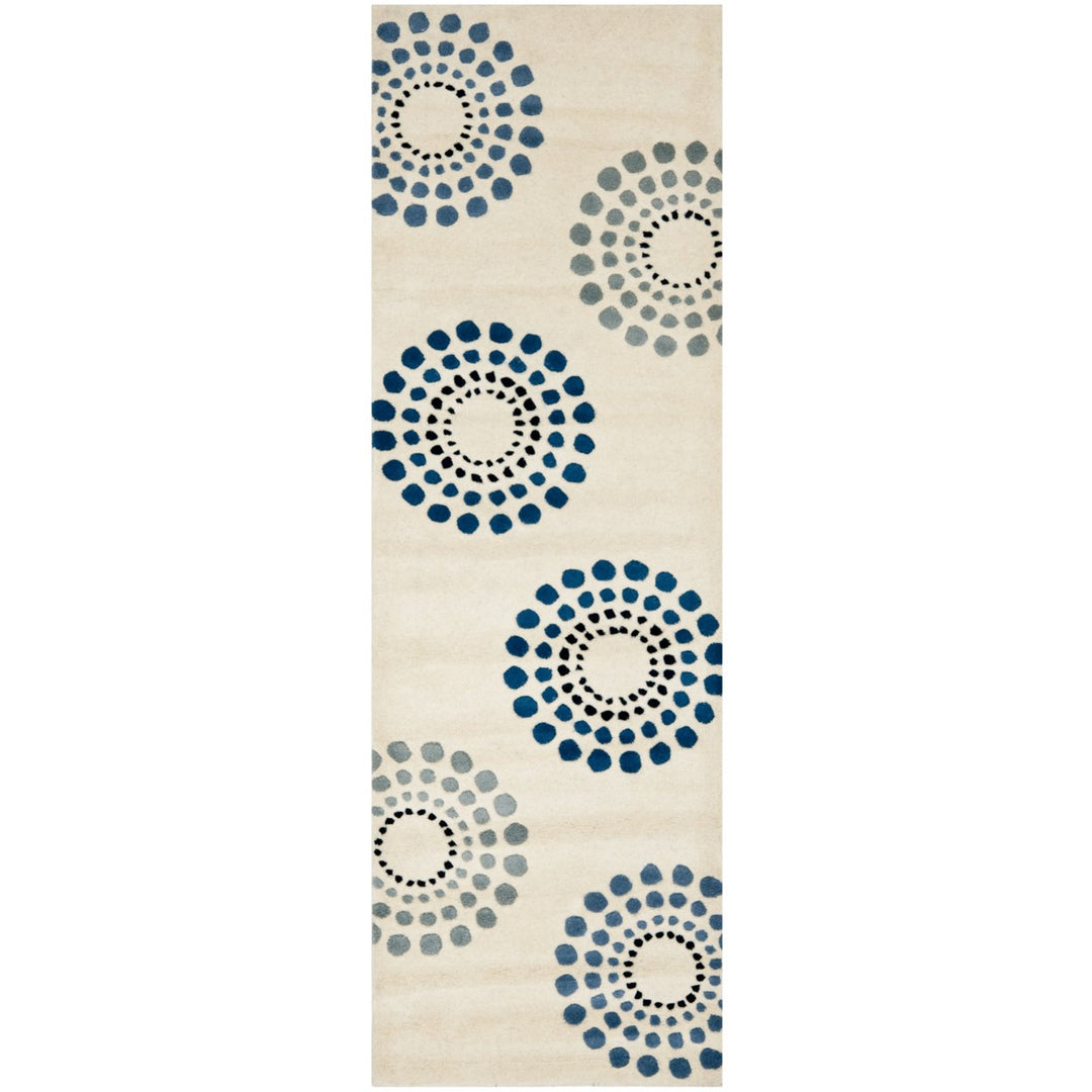 SAFAVIEH Soho SOH788A Handmade Ivory / Multi Rug Image 1