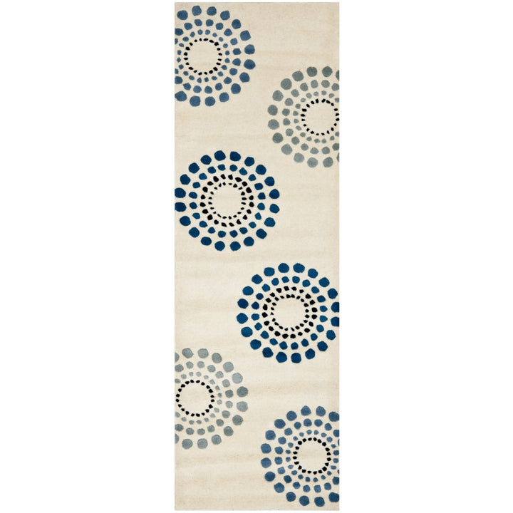 SAFAVIEH Soho SOH788A Handmade Ivory / Multi Rug Image 1