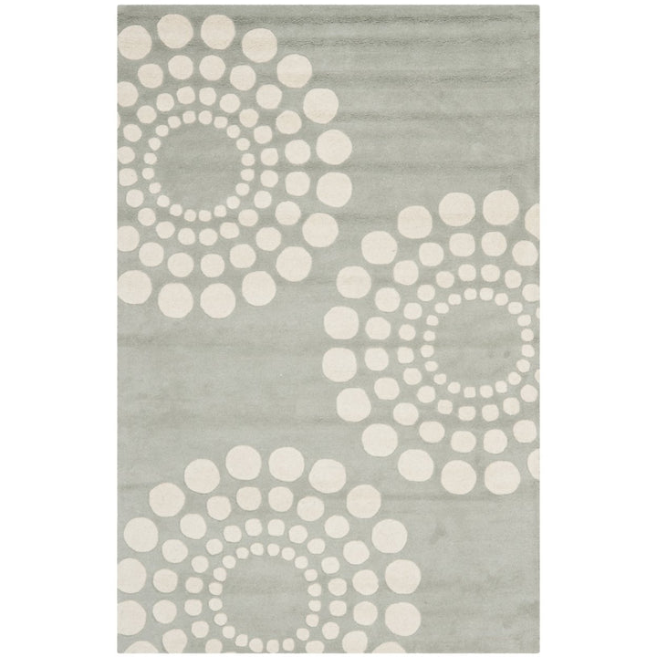 SAFAVIEH Soho Collection SOH788D Handmade Grey/Ivory Rug Image 1