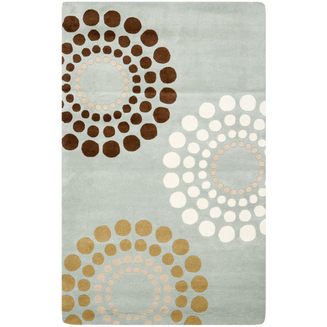 SAFAVIEH Soho Collection SOH788C Handmade Blue/Multi Rug Image 9