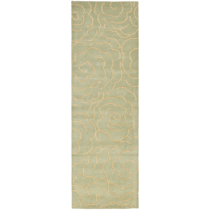 SAFAVIEH Soho SOH812B Handmade Soft Lt. Blue / Ivory Rug Image 5