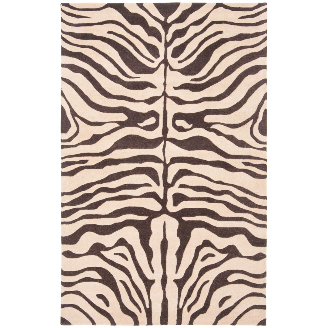 SAFAVIEH Soho SOH811A Handmade Beige / Charcoal Rug Image 1