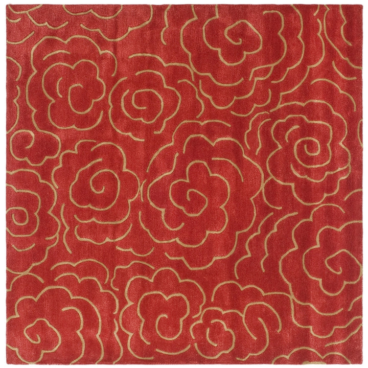 SAFAVIEH Soho Collection SOH812A Handmade Red Rug Image 6
