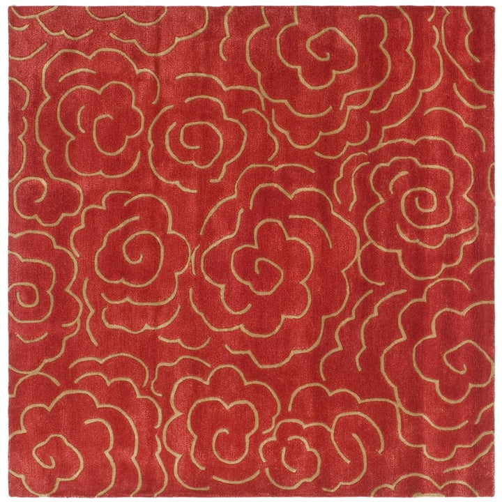 SAFAVIEH Soho Collection SOH812A Handmade Red Rug Image 1