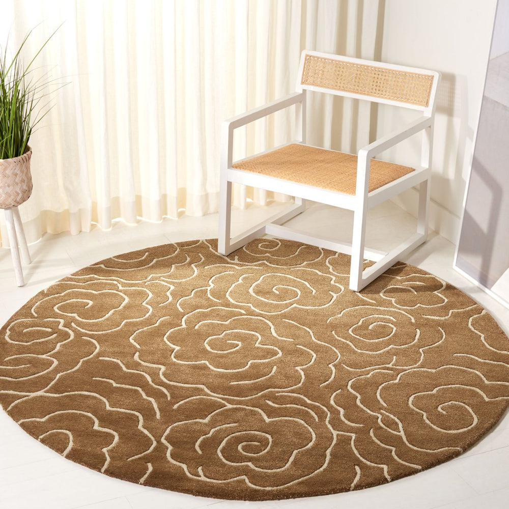 SAFAVIEH Soho SOH812C Handmade Brown / Ivory Rug Image 2