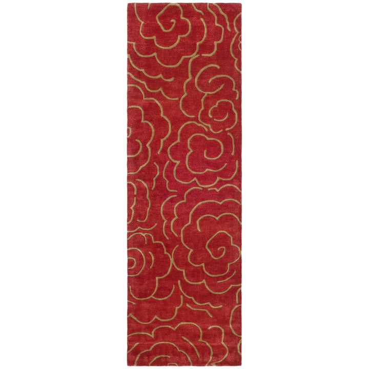 SAFAVIEH Soho Collection SOH812A Handmade Red Rug Image 9