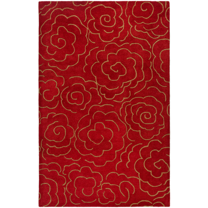 SAFAVIEH Soho Collection SOH812A Handmade Red Rug Image 11