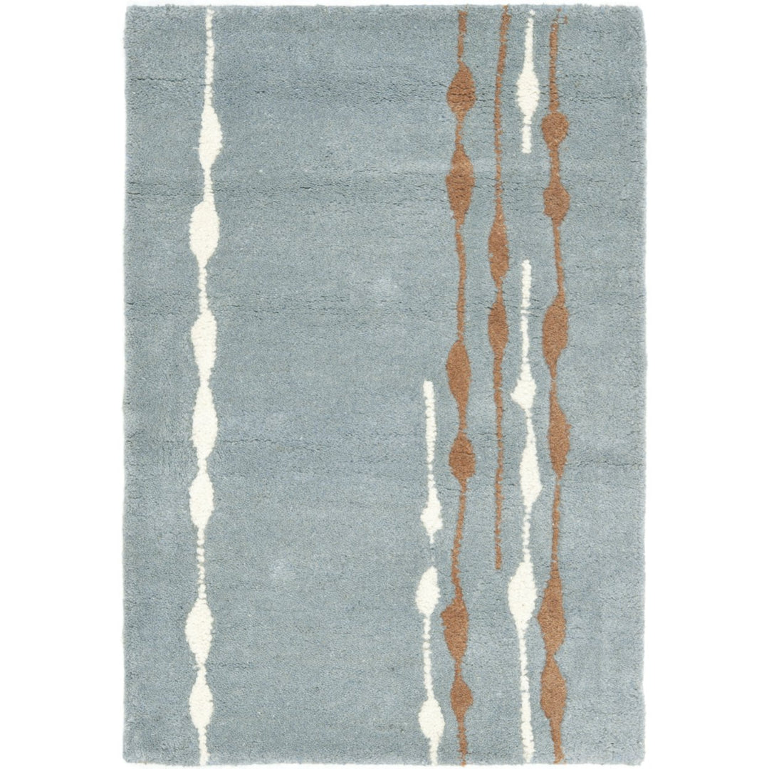 SAFAVIEH Soho Collection SOH803B Handmade Blue/Multi Rug Image 1