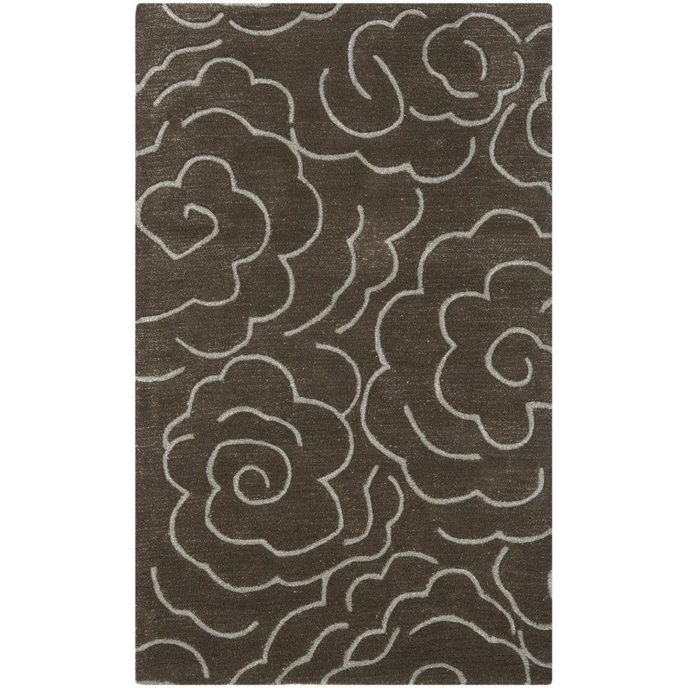 SAFAVIEH Soho SOH812G Handmade Chocolate / Ivory Rug Image 2