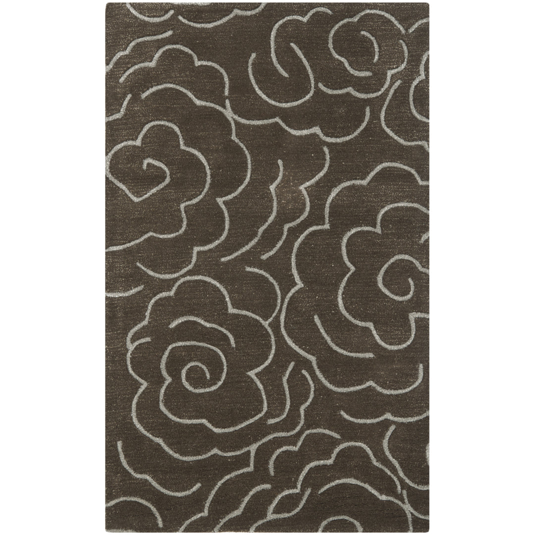 SAFAVIEH Soho SOH812G Handmade Chocolate / Ivory Rug Image 2