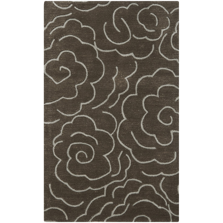 SAFAVIEH Soho SOH812G Handmade Chocolate / Ivory Rug Image 2