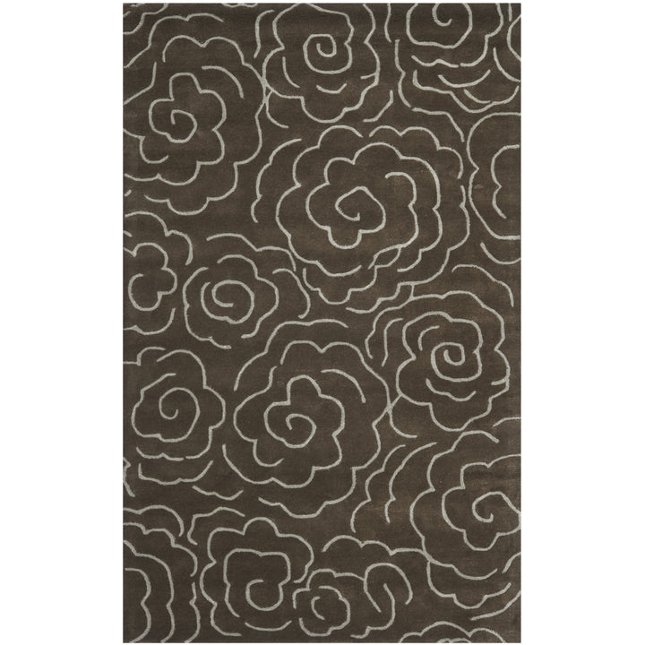 SAFAVIEH Soho SOH812G Handmade Chocolate / Ivory Rug Image 3