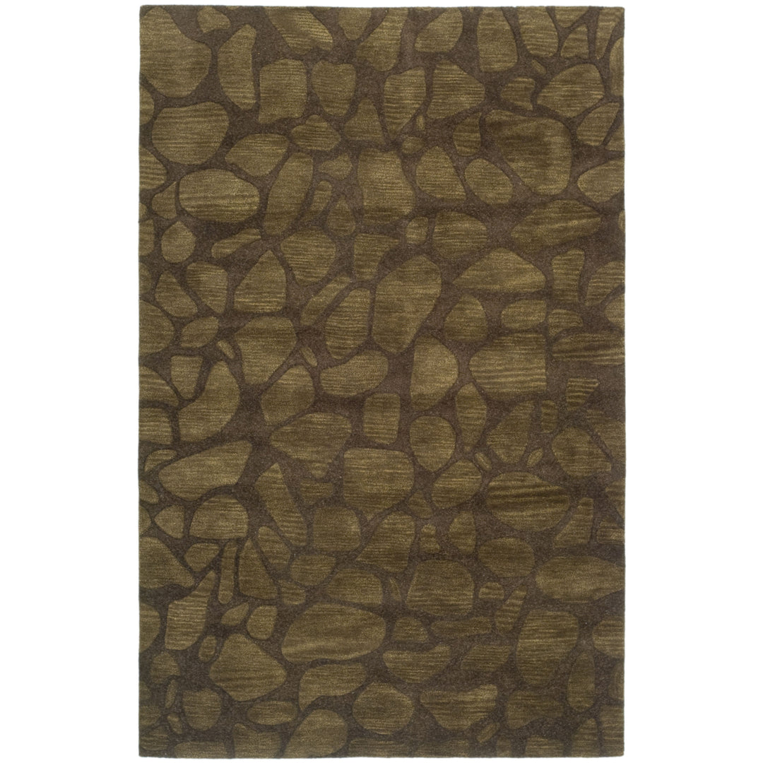 SAFAVIEH Soho Collection SOH815A Handmade Brown Rug Image 1