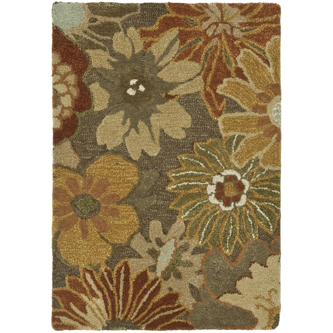 SAFAVIEH Soho SOH820A Handmade Brown / Multi Rug Image 8