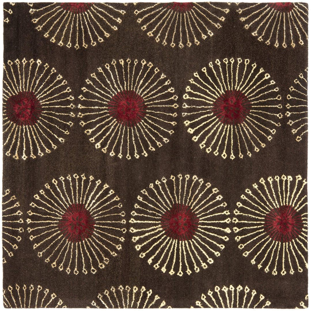 SAFAVIEH Soho SOH821B Handmade Coffee / Brown Rug Image 6