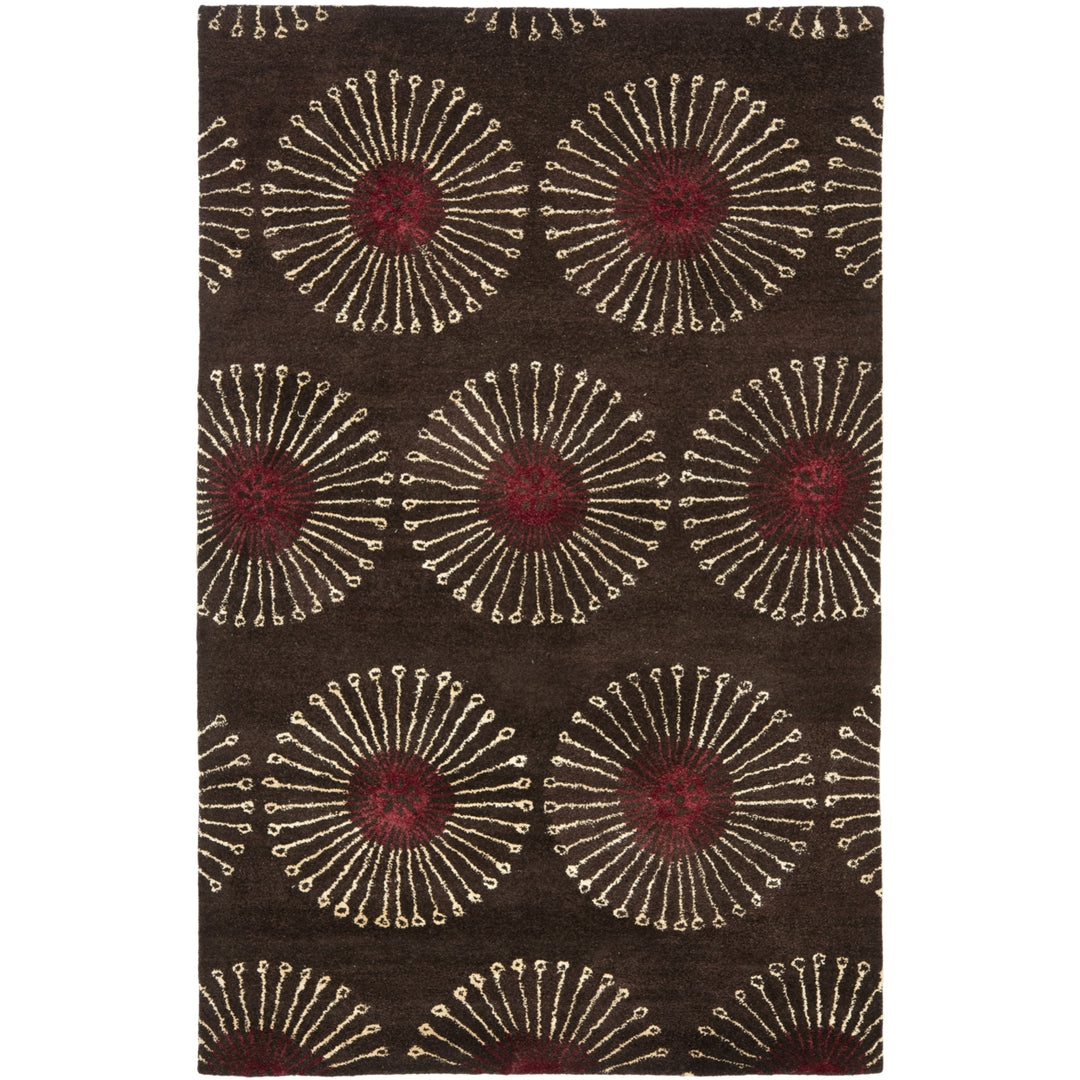 SAFAVIEH Soho SOH821B Handmade Coffee / Brown Rug Image 9