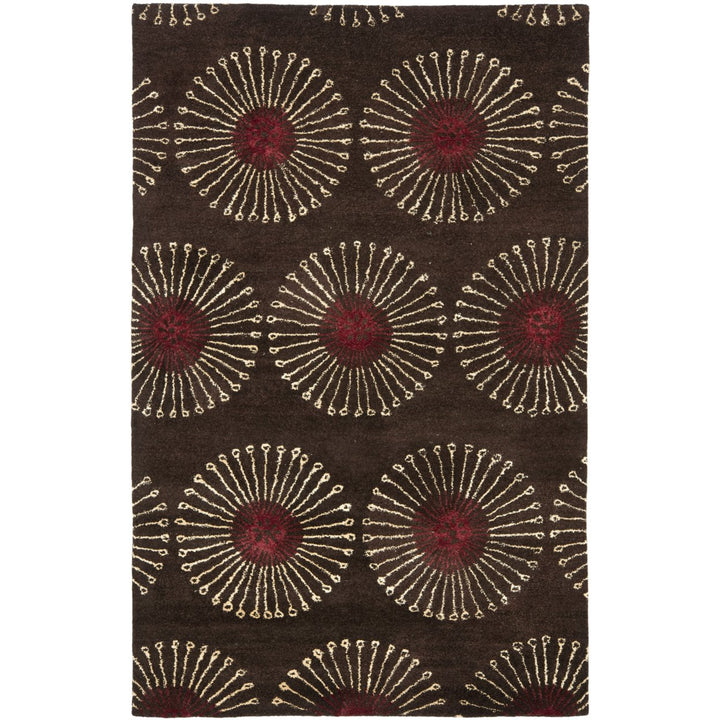 SAFAVIEH Soho SOH821B Handmade Coffee / Brown Rug Image 1