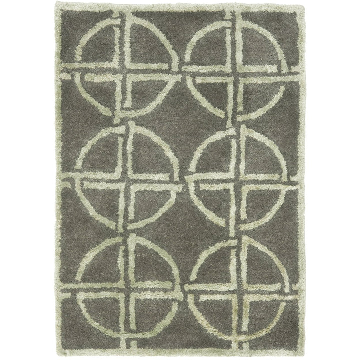 SAFAVIEH Soho Collection SOH822A Handmade Brown/Gold Rug Image 7