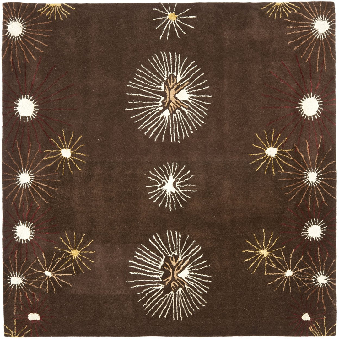 SAFAVIEH Soho SOH823A Handmade Brown / Multi Rug Image 1