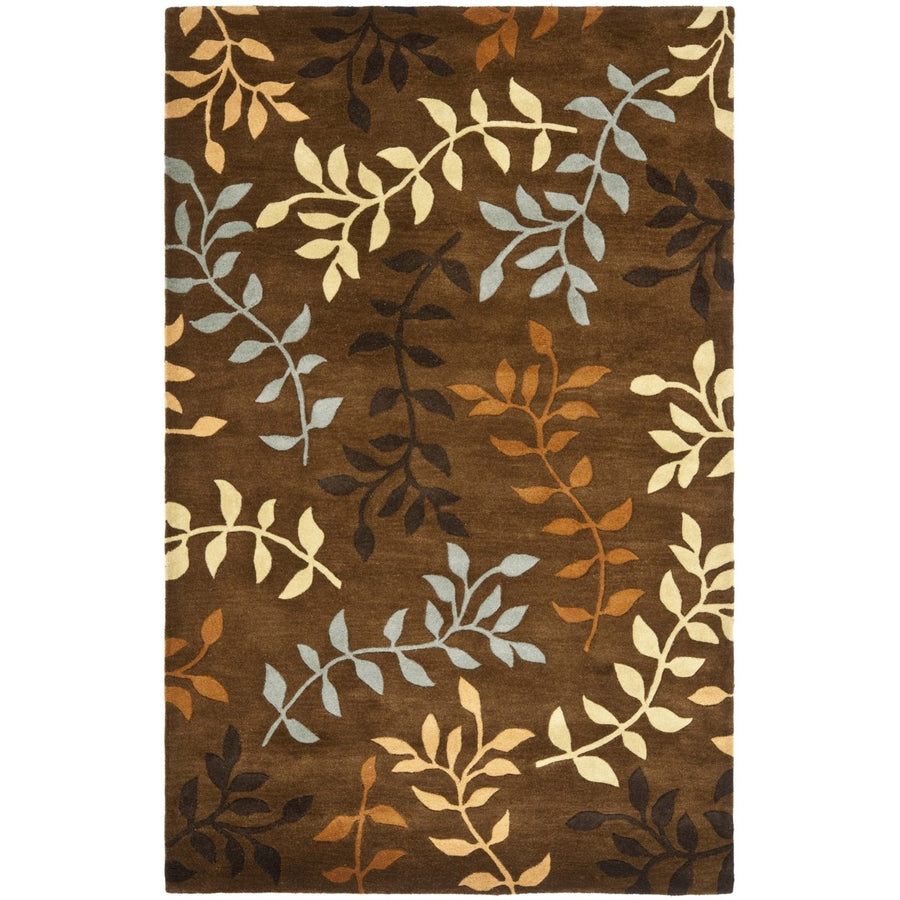 SAFAVIEH Soho SOH833A Handmade Brown / Multi Rug Image 1