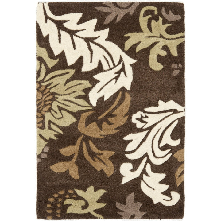 SAFAVIEH Soho SOH831B Handmade Brown / Multi Rug Image 8