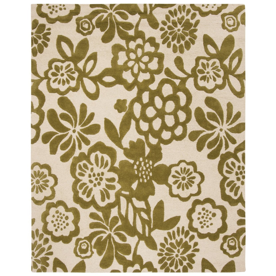 SAFAVIEH Soho SOH837A Handmade Beige / Green Rug Image 1