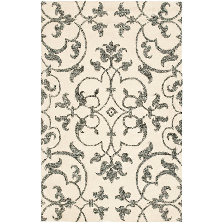 SAFAVIEH Soho Collection SOH840A Handmade Ivory/Grey Rug Image 1