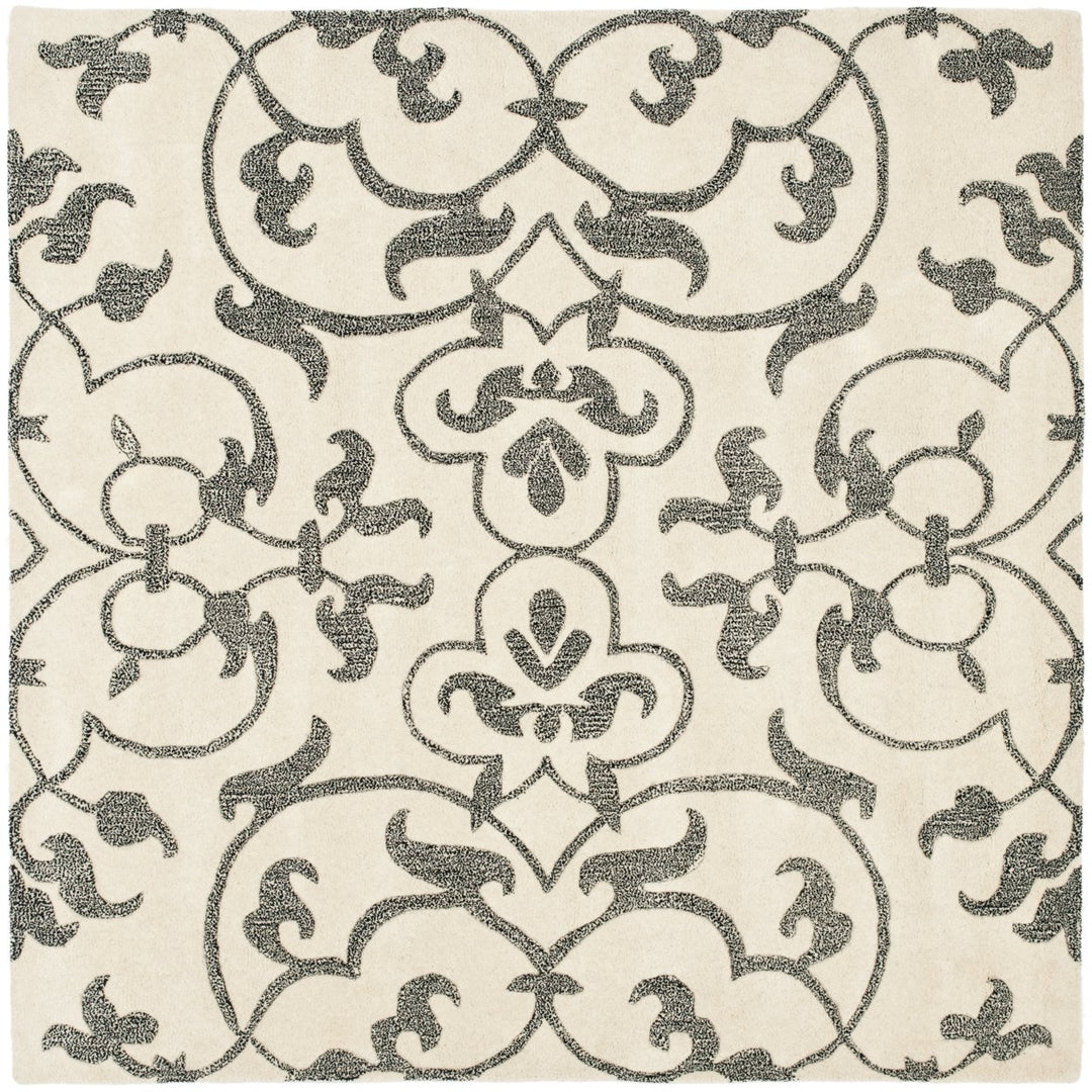 SAFAVIEH Soho Collection SOH840A Handmade Ivory/Grey Rug Image 6