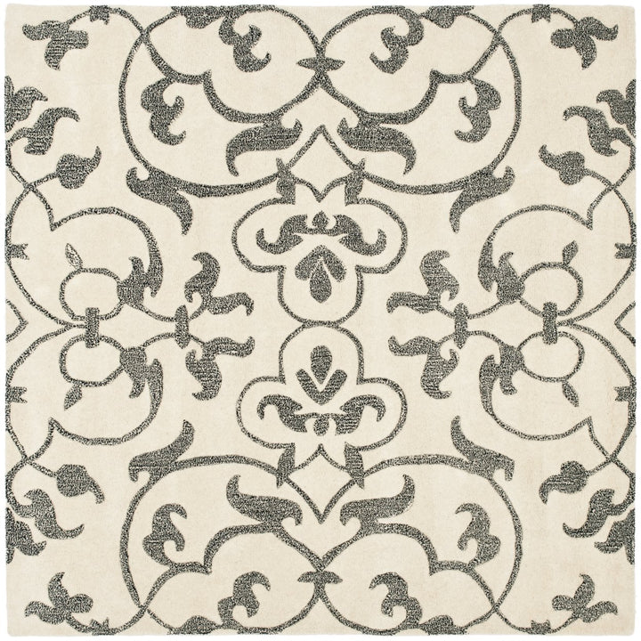 SAFAVIEH Soho Collection SOH840A Handmade Ivory/Grey Rug Image 1