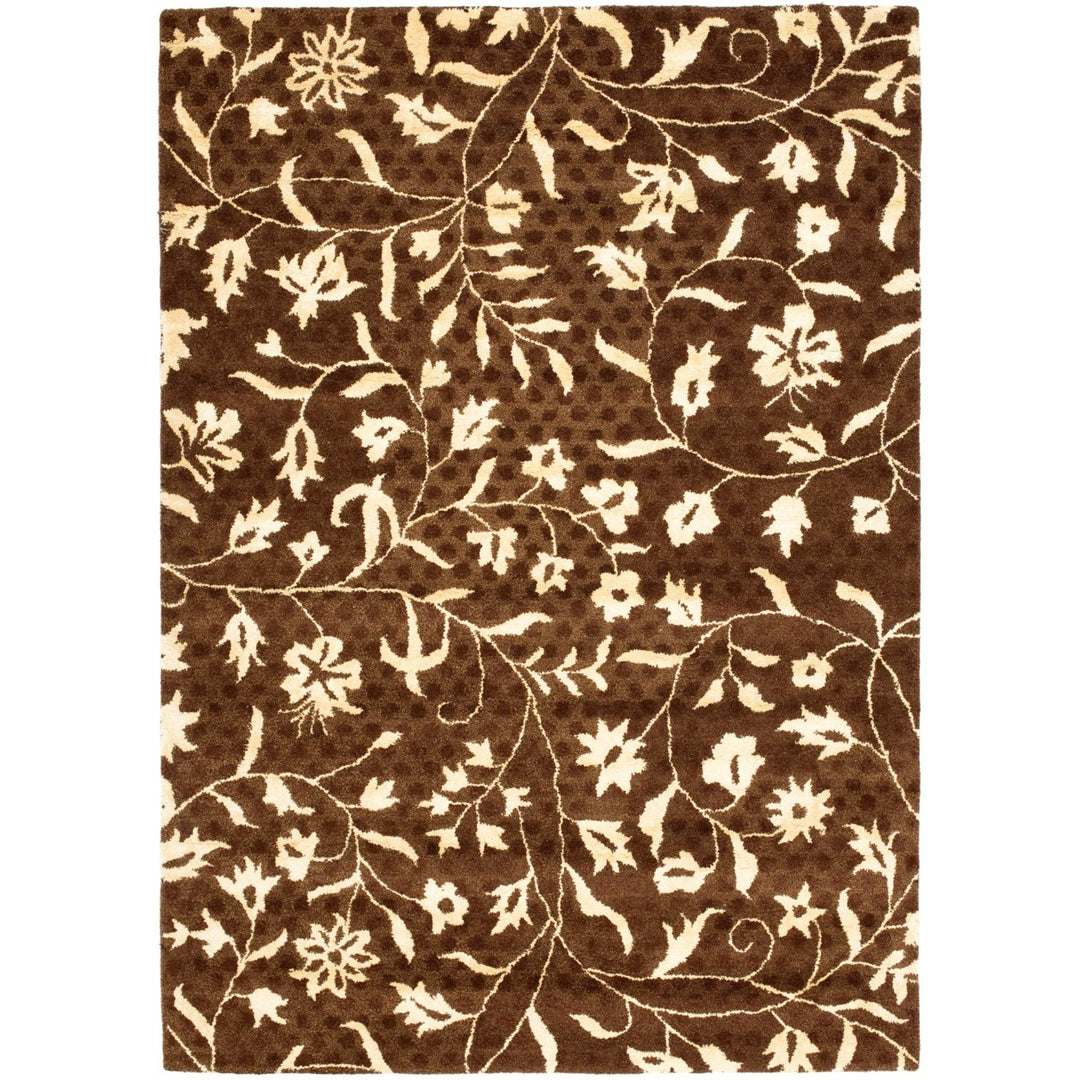 SAFAVIEH Soho SOH843A Handmade Brown / Ivory Rug Image 1