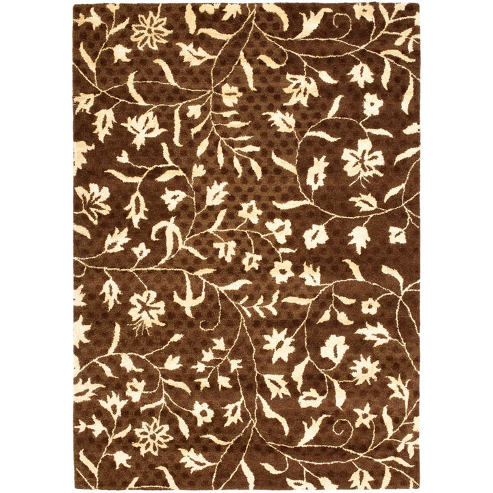 SAFAVIEH Soho SOH843A Handmade Brown / Ivory Rug Image 1