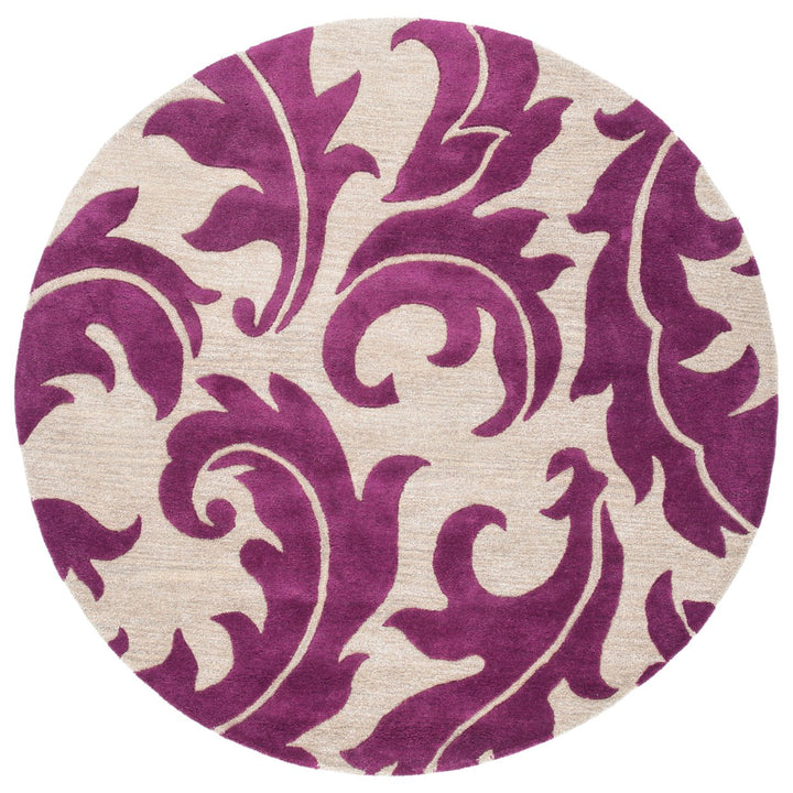 SAFAVIEH Soho SOH841B Handmade Purple / Beige Rug Image 4