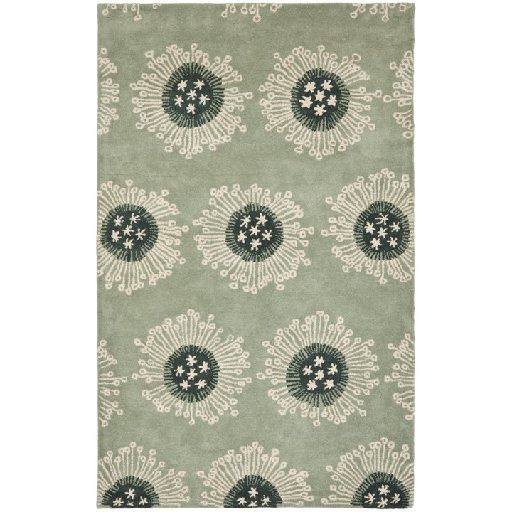 SAFAVIEH Soho SOH852B Handmade Light Blue / Multi Rug Image 9