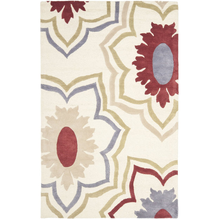 SAFAVIEH Soho SOH857B Handmade Ivory / Multi Rug Image 1