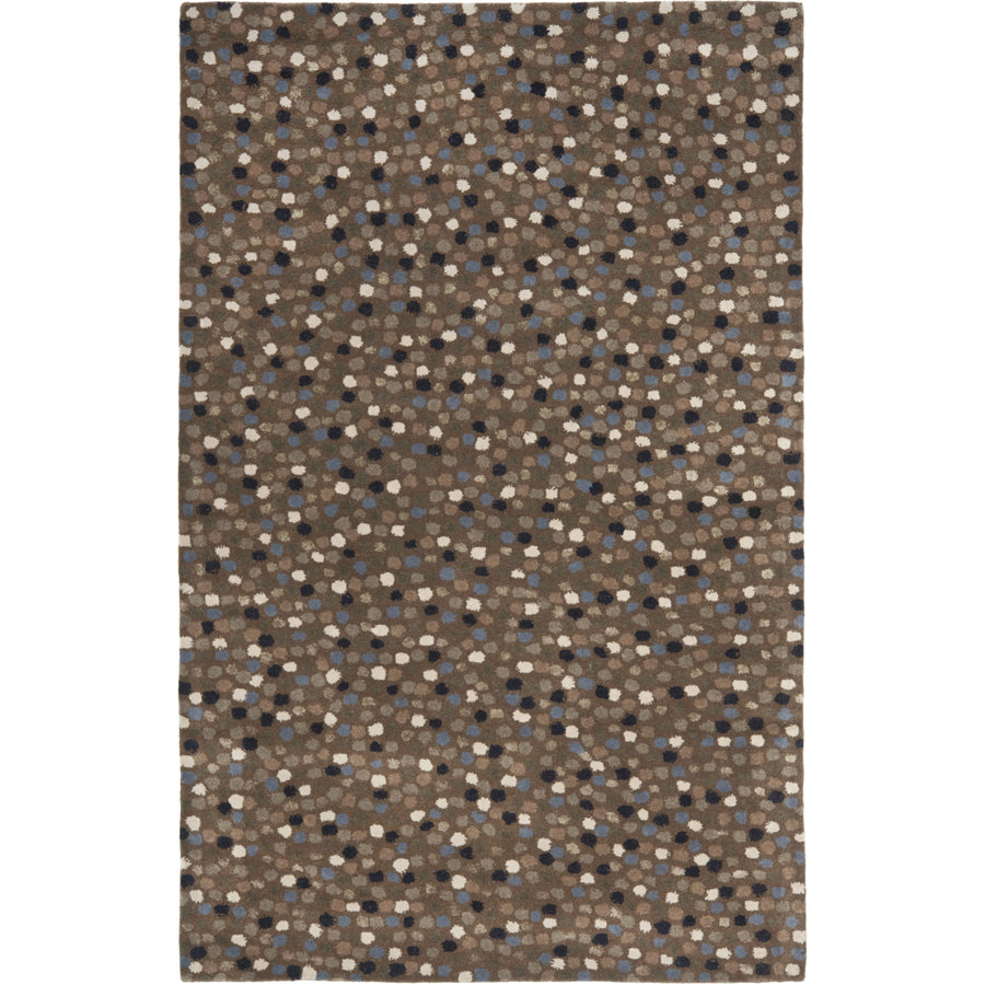 SAFAVIEH Soho SOH858A Handmade Dark Grey / Multi Rug Image 1