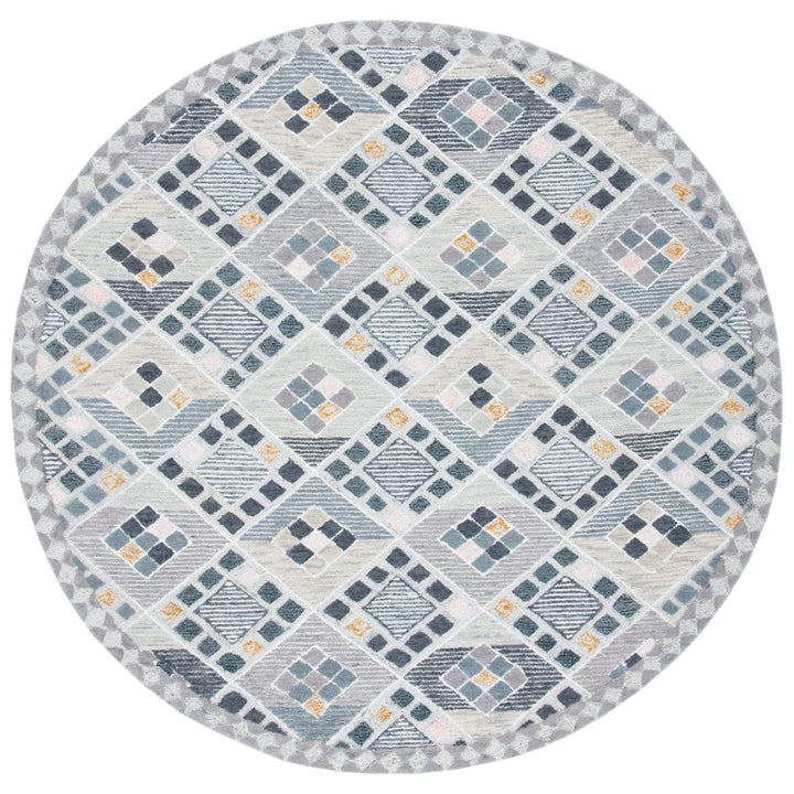 SAFAVIEH Soho Collection SOH876F Handmade Grey / Gold Rug Image 1