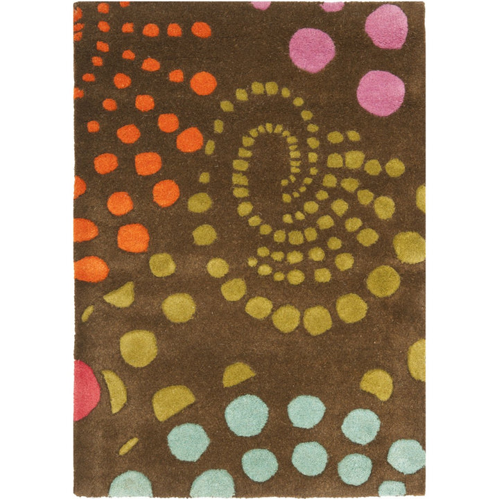 SAFAVIEH Soho SOH859A Handmade Brown / Multi Rug Image 1