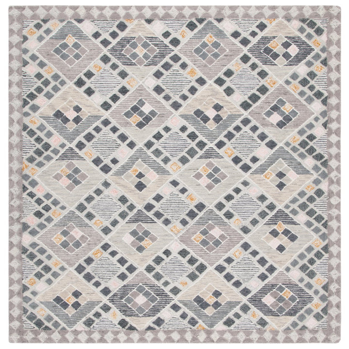 SAFAVIEH Soho Collection SOH876F Handmade Grey / Gold Rug Image 1