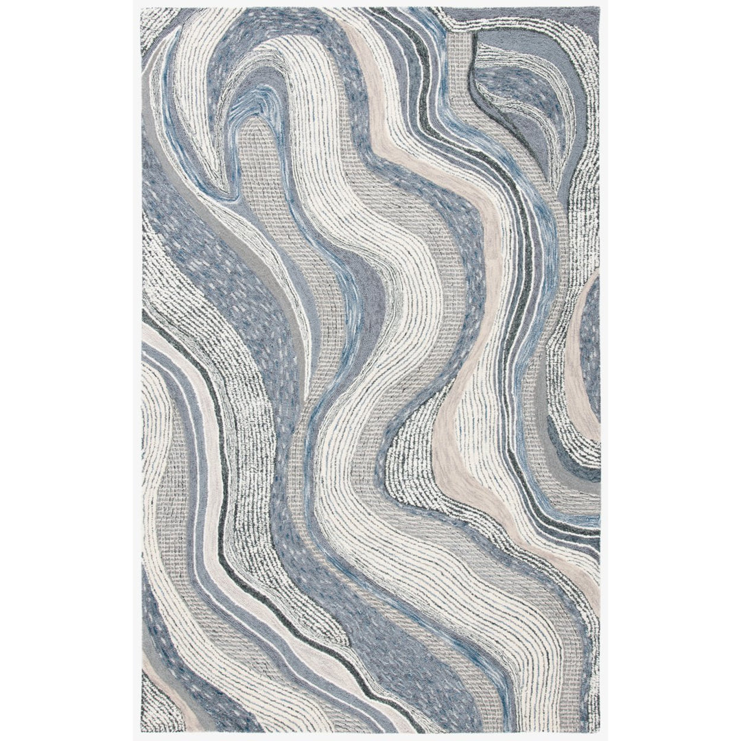 SAFAVIEH Soho Collection SOH879F Handmade Grey/Ivory Rug Image 10