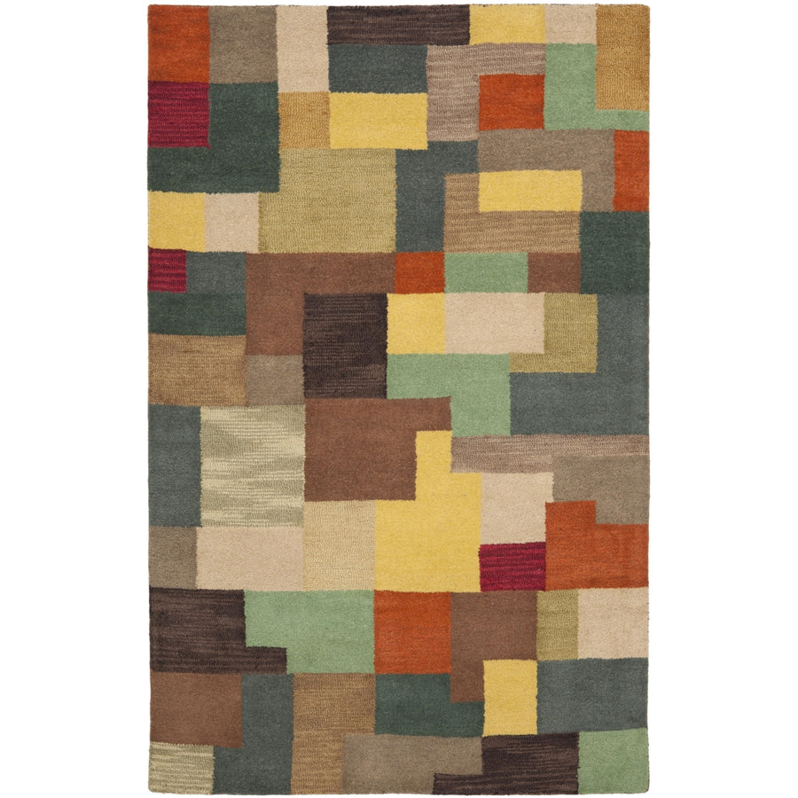 SAFAVIEH Soho Collection SOH923A Handmade Multi Rug Image 1