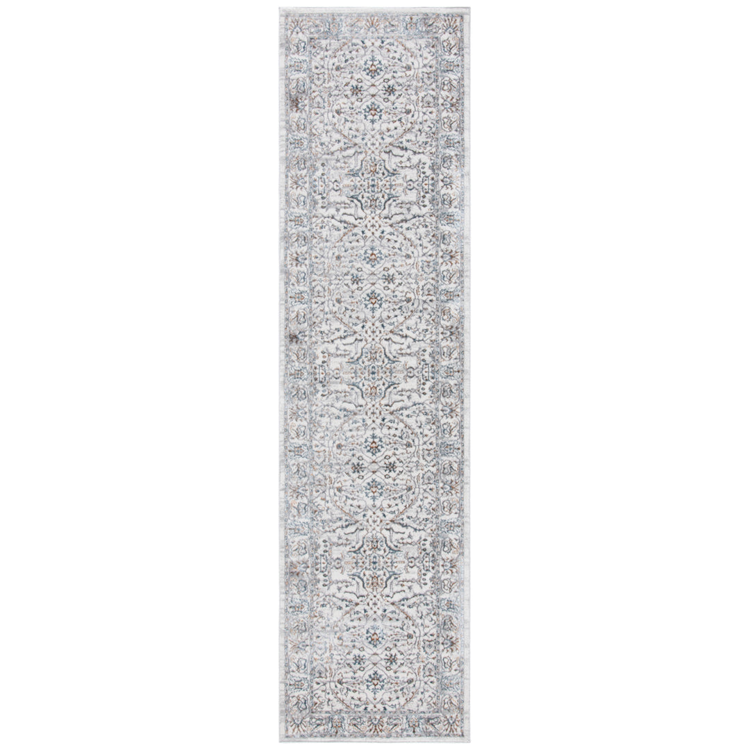 SAFAVIEH Sonoma Collection SON350A Ivory / Grey Rug Image 5