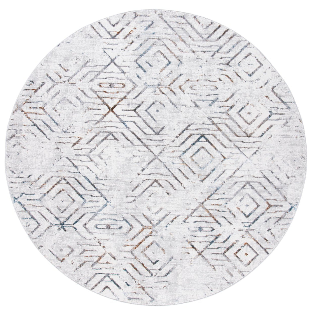 SAFAVIEH Sonoma Collection SON366F Grey / Ivory Rug Image 1